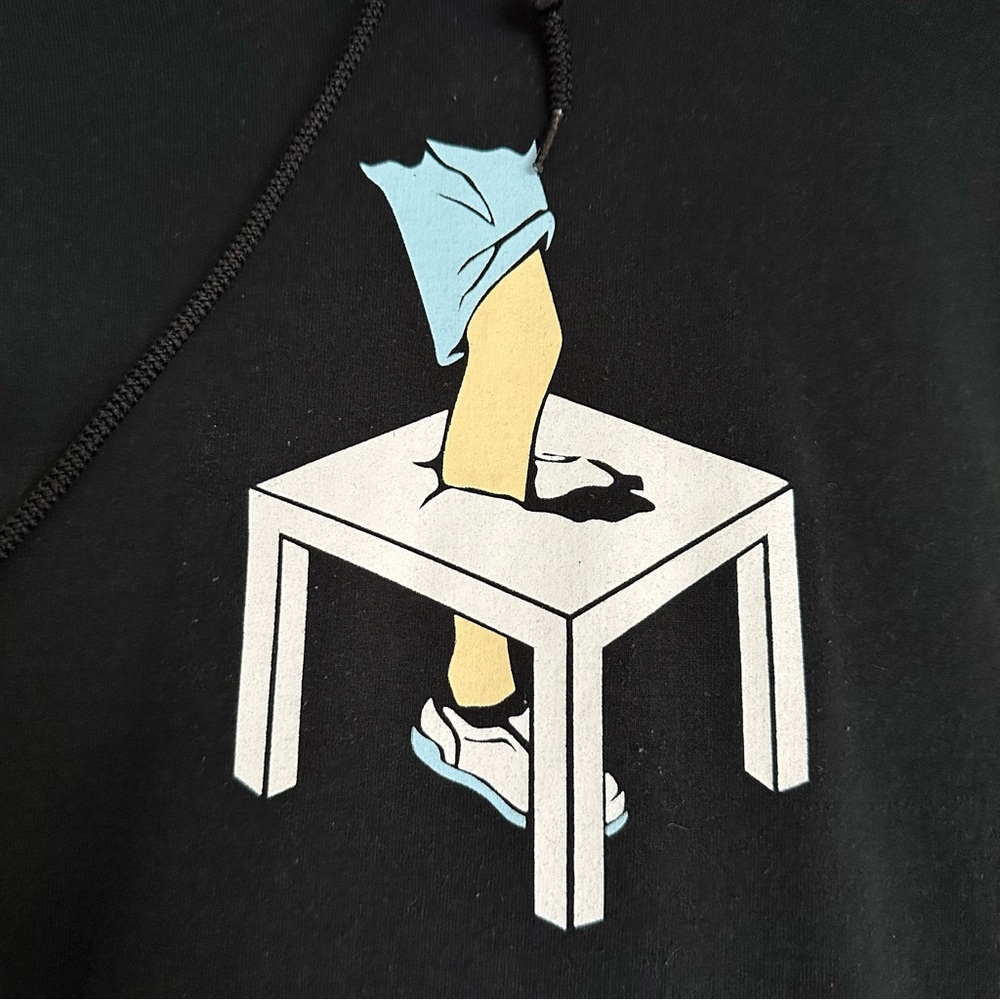 Original David Dobrik x Alex Ernst IKEA table Fanjoy hoodie